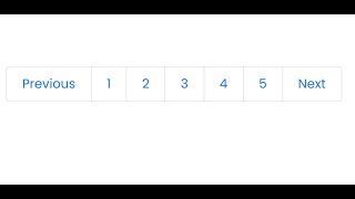 How to make Pagination in Bootstrap 5   Bootstrap Pagination [upl. by Deeraf]