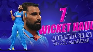 Mohammed Shami Bowling Highlights Shami 7 Wicket Haul vs New Zealand in World Cup 2023 Semifinal [upl. by Yblek976]