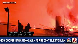 WinstonSalem North Carolina Fertilizer Plant Fire [upl. by Ramed449]