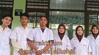 PRAKTIKUM BIOLOGI  RESPIRASI ANAEROBFERMENTASI ALKOHOL KELOMPOK 2  MAN KOTA PALANGKARAYA [upl. by Khalin]