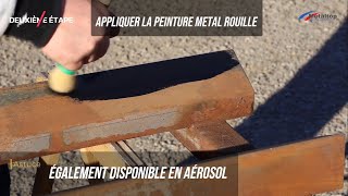 Peindre du métal rouillé sans sous couche  TUTO  Metaltopfr [upl. by Luigi577]