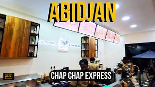 Abidjan repas à CHAP CHAP EXPRESS [upl. by Aleakcim]