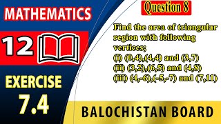 12th Math Exercise 74 Question 8  Concurrent line and condition of concurrency  maths class 12 [upl. by Eserehc]