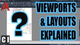 AutoCAD Viewports Explained Layout  Paper Space Tutorial amp MustKnow Tips [upl. by Ataner]