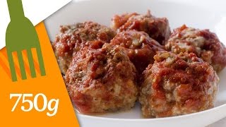 Recette de Boulettes de viande sauce tomate  750g [upl. by Sone527]