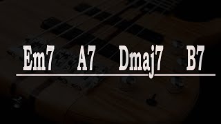 2 5 1 6 Jazz Cool Backing Track D major [upl. by Anaet]