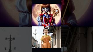 Annabelle vs Squid Game Doll vs Vampire Mummy Alien Werewolf [upl. by Nylarahs569]