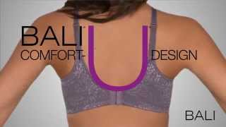 Bali® One Smooth U® Back Smoothing Underwire [upl. by Atelahs342]