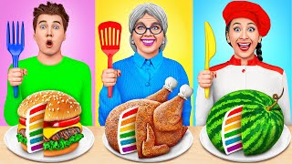 Me vs Grandma Cooking Challenge  Delicious Recipes by Multi DO Challenge [upl. by Aral]