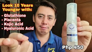 IN 1 WEEK  RELUMINS ADVANCE WHITE STEM CELL SERUM FOR WITH GLUTATHIONE PLACENTA KOJIC ACID REVIEW [upl. by Thayer267]