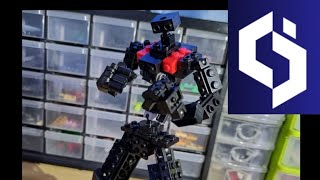 Lego mech frame tutorial [upl. by Valaree801]