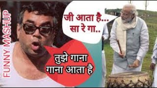 Baburao Vs Modi Mashup Funny CompilationTrolling 🤣🤣🤣 [upl. by Polish]