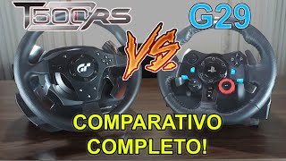 Review  Logitech G29 VS Thrustmaster T500RS  Thrustmaster é 2X melhor que o logitech [upl. by Niotna566]