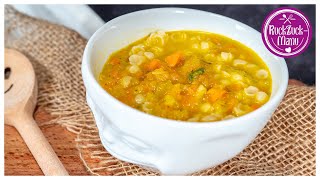 RuckZuck Gemüsesuppe mit Nudeln  Thermomix® TM5TM6 [upl. by Wyler]