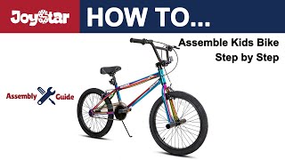 The Assembly Guide of JOYSTAR Gemsbok 20INCH BMX Bike [upl. by Jedediah98]