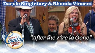 DARYLE SINGLETARY and RHONDA VINCENT perform AFTER THE FIRE IS GONE [upl. by Ynaffital]