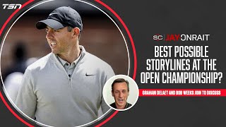 What would the best possible storyline be at The Open Championship  JayOnSC [upl. by Neilson]