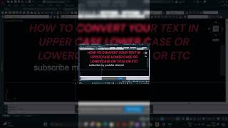 Quick Autocad Tips Convert Text to Lowercase Uppercase Title Case and Beyond [upl. by Aztinay]