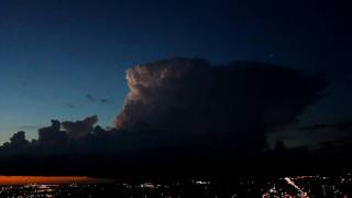 Tampa Florida Lightning Storm at Dusk [upl. by Eelek]