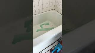 Bathtub Reglazing Transformation bathtubreglazing bathtubrepair diy satisfying [upl. by Archer]