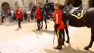 RCMP at Horse Guards Parade [upl. by Ojeillib]