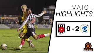 HIGHLIGHTS  Chorley 02 Chester FC [upl. by Sidnala251]