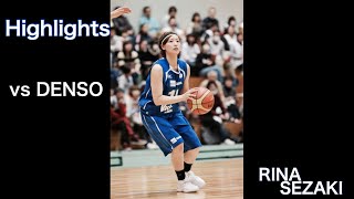 瀨﨑理奈 Highlights vs DENSO 2017107 8 [upl. by Takeo]