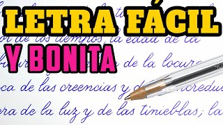 🖊️ CÓMO ESCRIBIR LETRAS BONITAS con un simple BOLíGRAFO [upl. by Sivrup]