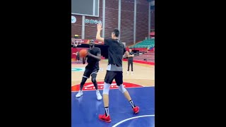 Tacko Fall 76 blocked by new Yao ming 75 [upl. by Appleton]