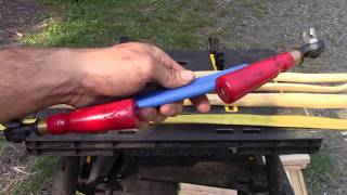 How To Make a Draw Knife Blade Cover out of PVC Pipe [upl. by Laurens]