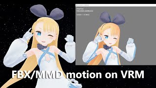 【XR Animator】Load FBXMMD motion on your VRM model the simplest way [upl. by Eartnoed167]