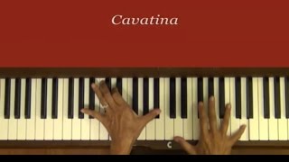 Cavatina Deer Hunter Theme Piano Tutorial SLOW [upl. by Massab]