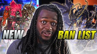 Konamis NEW Yugioh Ban List is INSANE [upl. by Llerryt]