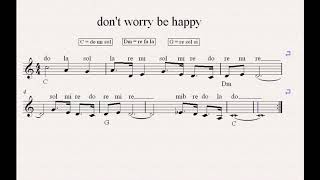 dontworryhappynotes bobmarley reggae Dont worry be happy notes [upl. by Elokin]