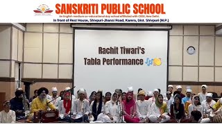 Sanskriti Public School I Rachit Tiwari I Karera I 2024 I an incredible performance on the tabla [upl. by Savell318]