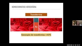 Hemocromatose  Aula Dra Andreza Teixeira USPRP [upl. by Ylsew]