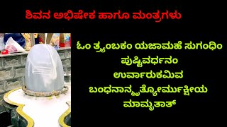 ಶಿವನ ಅಭಿಷೇಕ  ಮಂತ್ರಗಳು Shiva Abhishek  Mantra [upl. by Aylsworth]