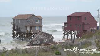 09242024 Rodanthe North Carolina  September 24 2024 Rodanthe House to Fall into ocean [upl. by Assirrec]