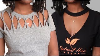 DIY Tshirt Upcycle [upl. by Leahcimrej112]