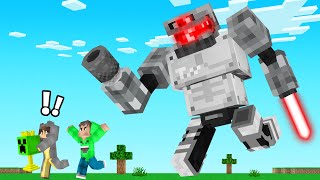 MEGA KILLER ROBOT vs SPEEDRUNNERS Minecraft [upl. by Gabor25]