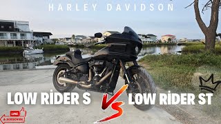 Low Rider S VS Low Rider ST Review and Ride along [upl. by Gavra]