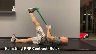 Hamstring PNF Contract Relax [upl. by Nichy935]