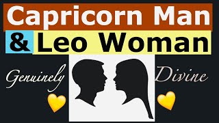 Capricorn Man amp Leo Woman Love Compatibility [upl. by Niawd]