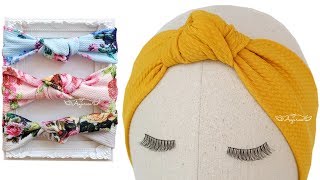 How to Make Turban Knot Headband [upl. by Kwok809]