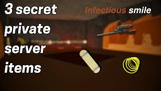 Every SECRET PRIVATE SERVER ITEM in Infectious Smile [upl. by Rizzi]