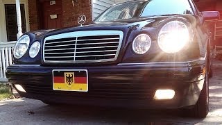 1999 Mercedes Benz E430 with Magnaflow muffler with builtin xpipe and with the resonator delete [upl. by Aniham517]