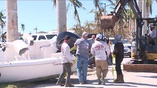 Rescue efforts continue to get people off Sanibel Island [upl. by Niotna]