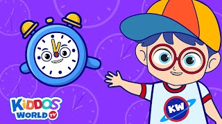 Telling Time for Kids  Learning the Clock  Parts of the Clock [upl. by Emmett974]