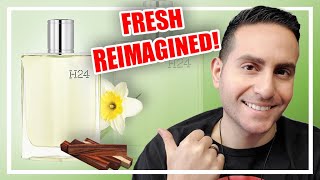 NEW HERMES H24 FRAGRANCE REVIEW  BEST NEW FRESH AND CLEAN OFFICE FRAGRANCE FOR MEN [upl. by Atilam]