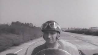 Onboard with Juan Manuel Fangio testing a Maserati  1957 F1  Modena Autodrome [upl. by Ailemrac]